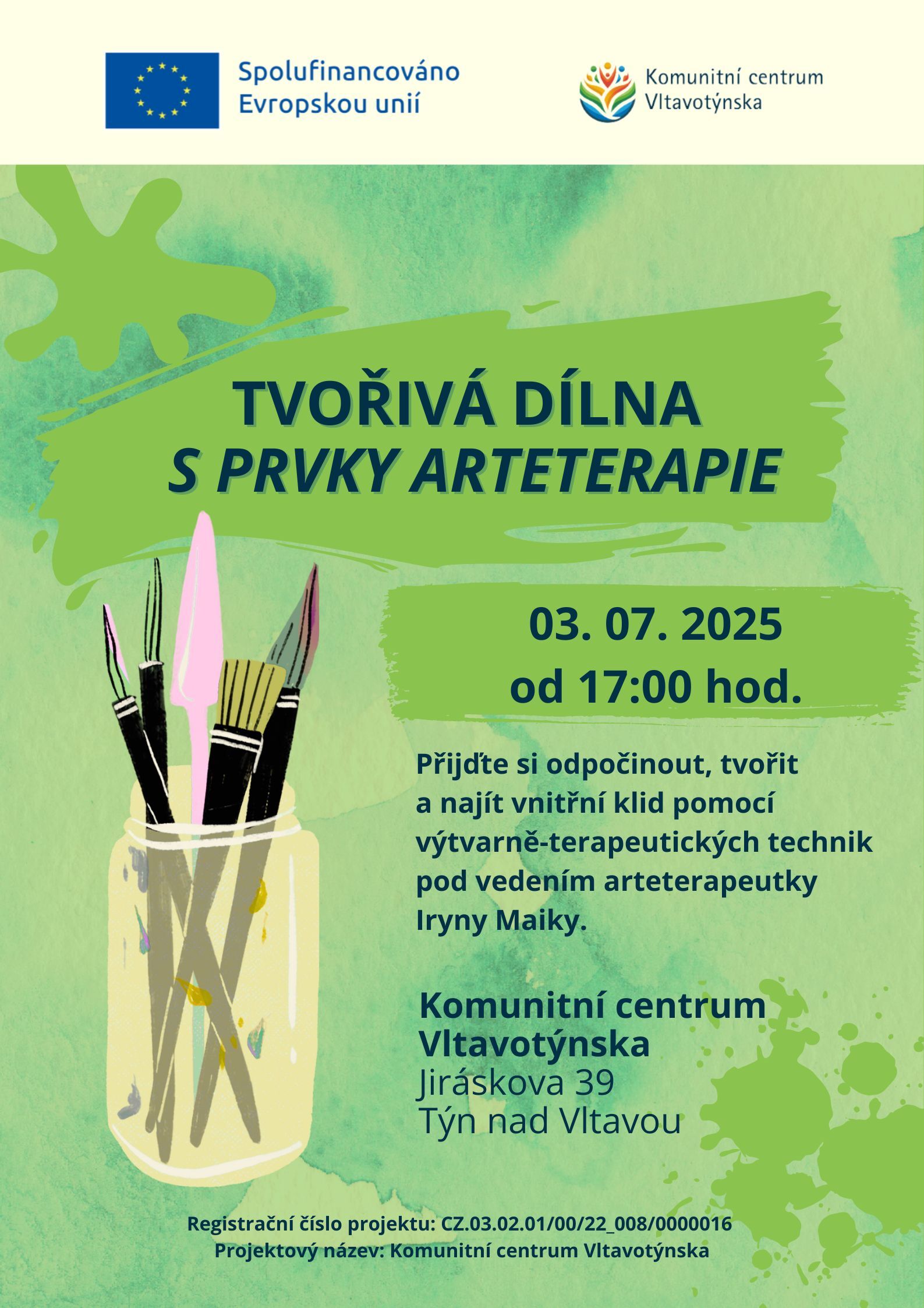 Tvořivá dílna s prvky arteterapie