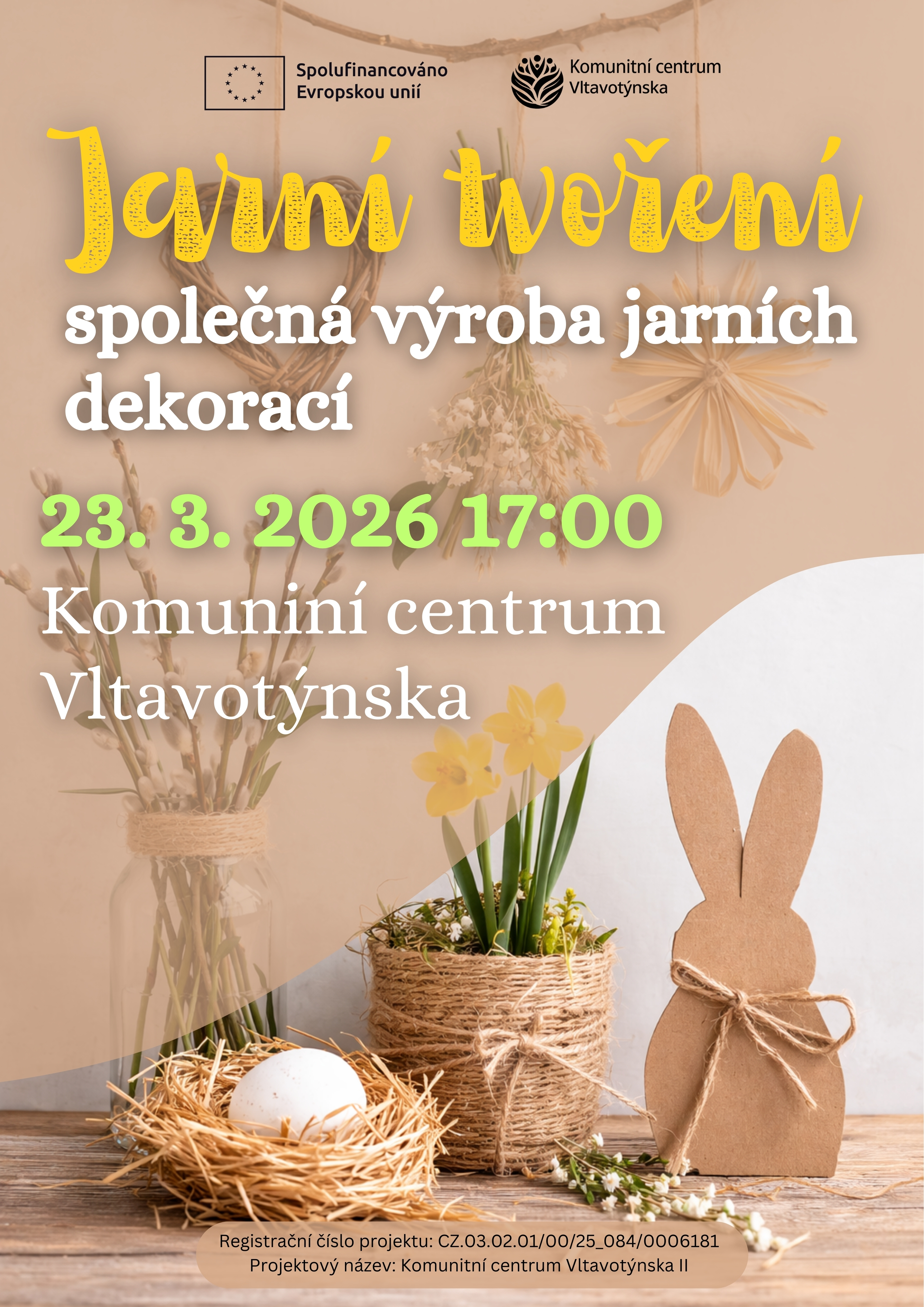 Jarní tvoření 23. 3. 2026 17:00