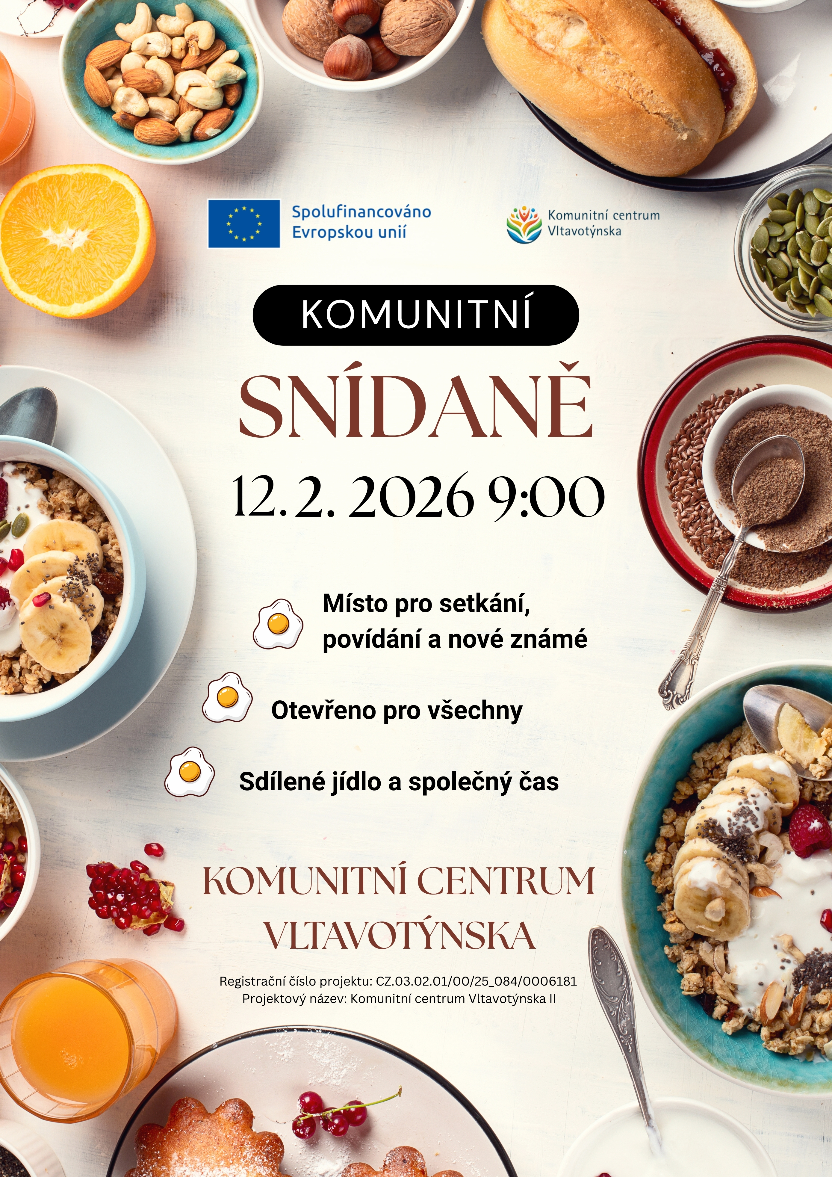 KOMUNITNÍ SNÍDANĚ