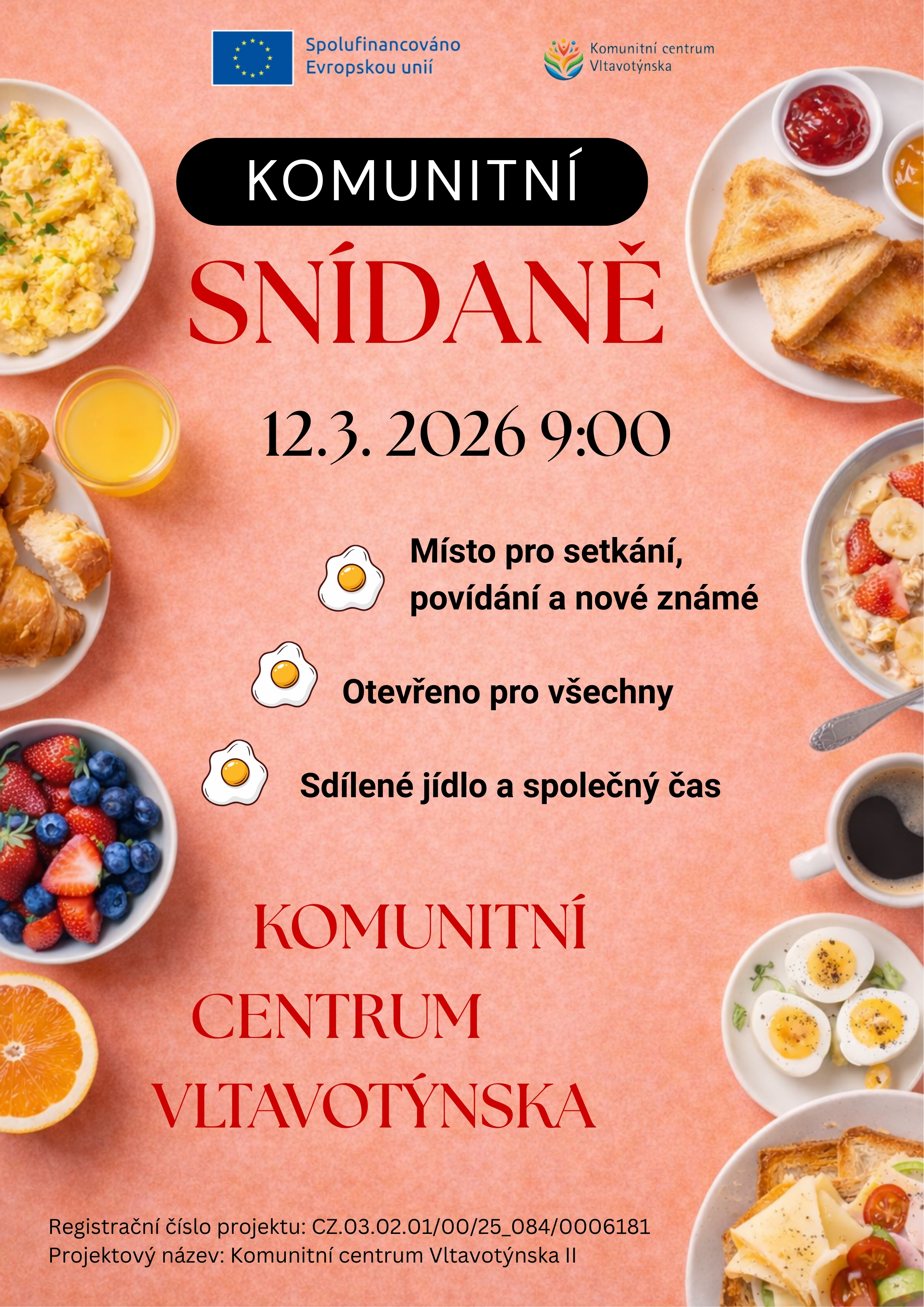 Komunitní snídaně 12. 3. 2026 9:00