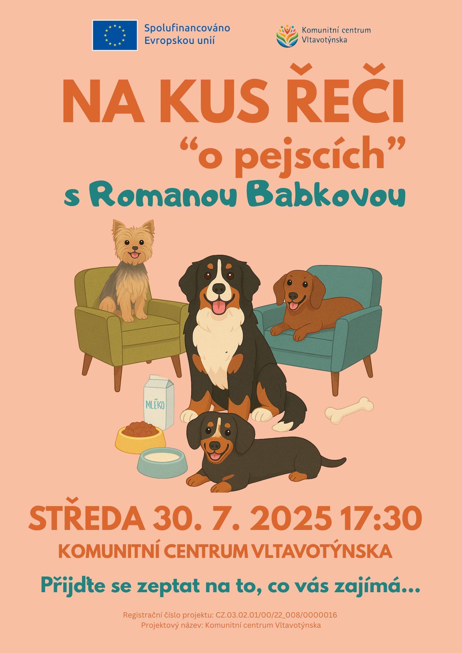 Na kus řeči "o pejscích" s Romanou Babkovou