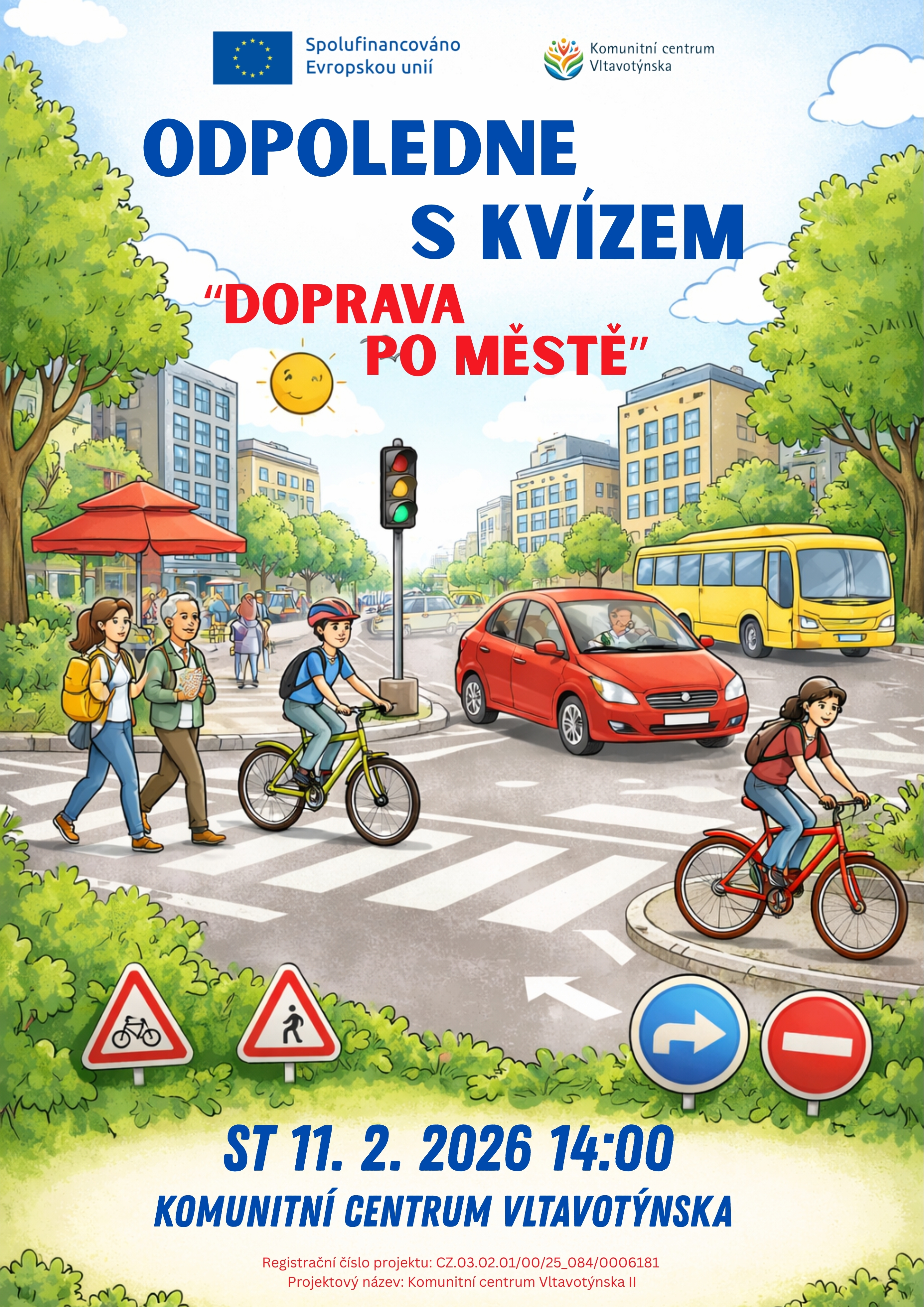 Odpoledne s kvízem: "Doprava po městě" 11. 2. 2026 14:00