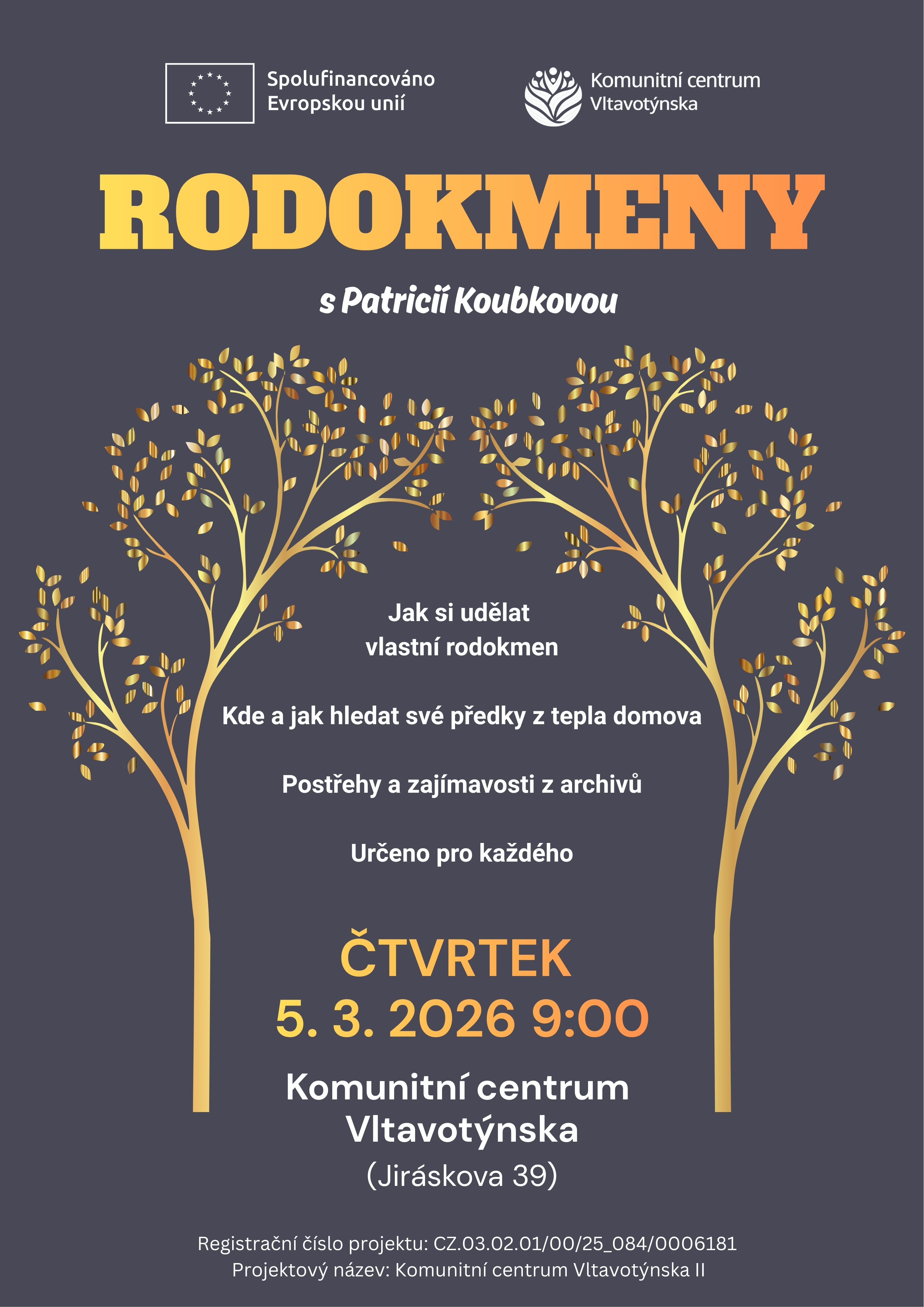 Rodokmeny s Patricií Kobkovou