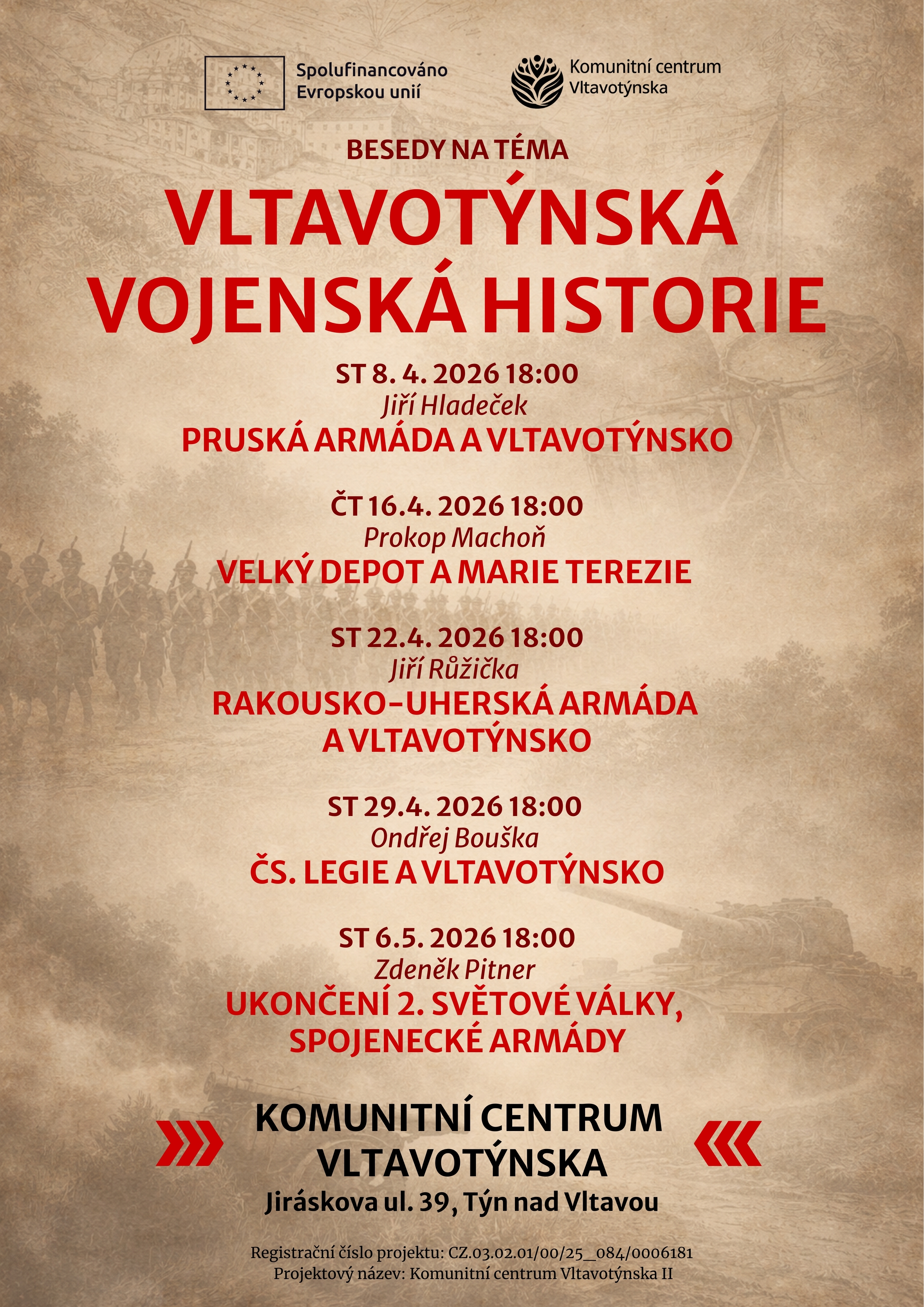 VLTAVOTÝNSKÁ VOJENSKÁ HISTORIE