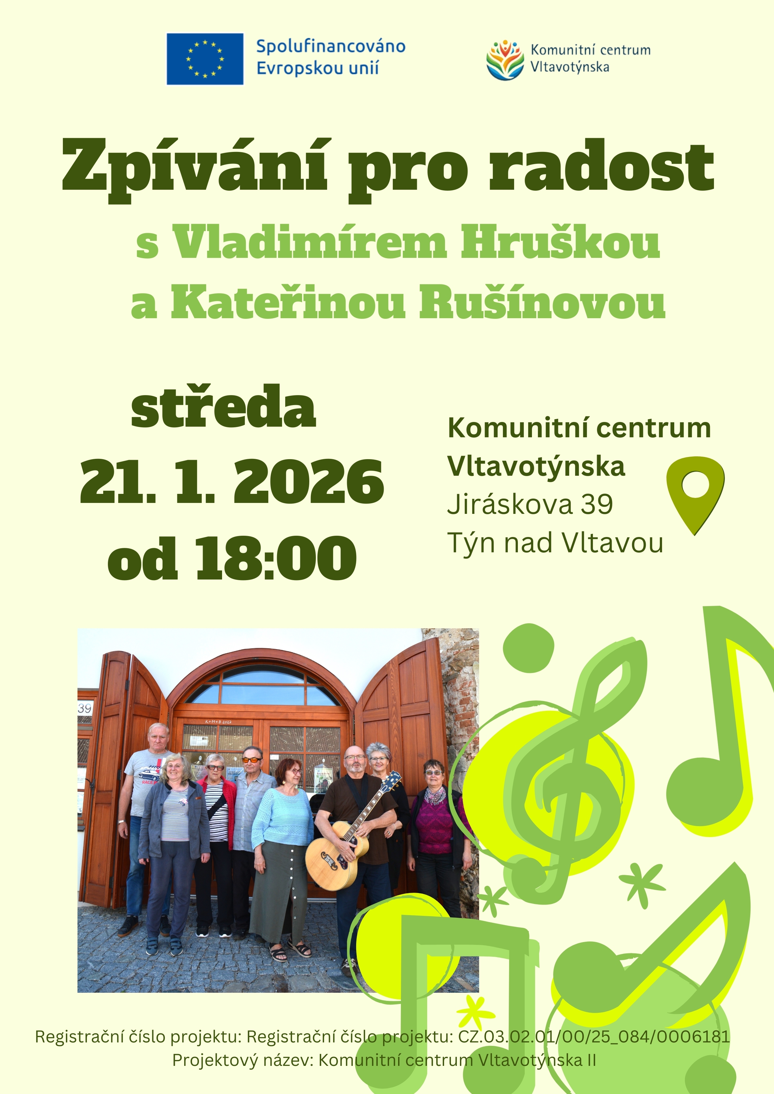 Zpívání pro radost 21. 1. 2026 18:00